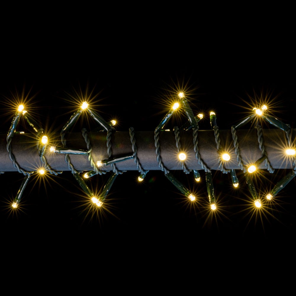 Instalatie 200LED 9.6M Alb Cald IP20